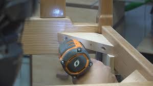 Clamp a 1×4 to the fence so the saw blade won't mangle the return. Making And Installing Chair Corner Blocks Alabama Woodworker