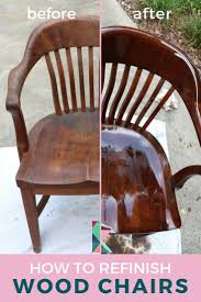 how to refinish wood chairs the easy