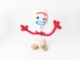 Forky Figurine Charm Ornament Polymer Clay Toy Story Toy Story 4 Pixar Disney Disney Land Disne Polymer Clay Disney Clay Ornaments Polymer Clay Ornaments