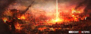 Zombie background city background painting inspiration art inspo burning city city drawing city painting city illustration city art. Burning City Concept By Sancient On Deviantart