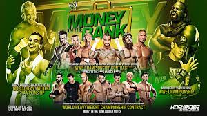 The concept of the show comes from wwe's established money in the bank ladder match, in which multiple wrestlers use ladders to retrieve a briefcase hanging above the ring. Wwe Money In The Bank Wallpapers Wallpaper Cave