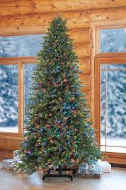 7 9 Adjustable Grow Stow Pre Lit Led Artificial Christmas Tree Costco