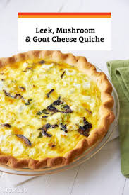 Leek Mushroom And Goat Cheese Quiche Recipe The Mom 100 Recipe Goat Cheese Quiche Cheese Quiche Quiche Recipes