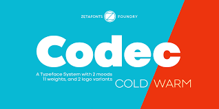 For the file that you want to download. Codec Warm Cold Typeface By Zetafonts