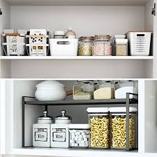 Check spelling or type a new query. Ideaglass Countertop Organizer Cupboard Stand Spice Rack Cabinet Pantry Shelf Organization And Storage For Kitchen Bathroom Metal Plat