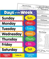 Maybe you would like to learn more about one of these? Days Of The Week Chart Inspiring Young Minds To Learn