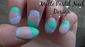 Nail designs tumblr nails blue nails light nails nails 2019 pastel pastel blue flame nails girly cute style acrylics almond nails nail ideas stars purple nails gold nails art colorful nails nail design. Matte Pastel Nail Design Youtube