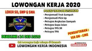 Lowongan kerja di dinas pert. Lowongan Kerja Sd Smp Sma Di Dinas Lingkungan Hidup Lowongan Kerja Bogor 2020 Loker Driver Youtube