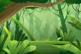 Fondo De Selva De Dibujos Animados Vector Gratis Jungle Cartoon Jungle Wallpaper Landscape Wallpaper