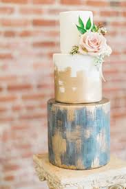 Black And White Watercolor Cake Watercolor Cakes Are The Next Big Wedding Trend Via Purewow Metallic Blue And Gold Wedding With Images Painted Wedding Cake Hand Painted Wedding Cake Wedding Cake Bride
