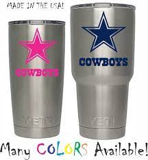 Awesome Nfl Dallas Cowboys Decal For Yeti Tumbler 20 30 Ozark Trail Sticker Football Check Mor Football Decal Dallas Cowboys Football Dallas Cowboys Stickers