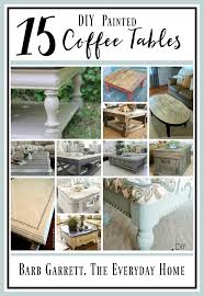 This is pretty close to what i am looking for. 15 Painted Coffee Tables The Everyday Home