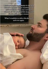 If I could bottle up one moment and live in it forever, it would be this.  My whole heart wrapped up in one quiet little scene. 🕊️💘 #NewbornLove  #ValentinesBaby #DadAndBaby #FirstTimeParents ...