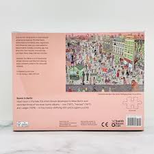 66 x 33.5 x 47cm g.w.: Where S Bowie David Bowie In 70s Berlin 500pc Puzzle Silver In The City