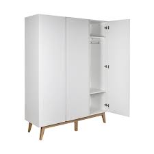 Die kinderschränke werden das günstigste kinderschrank gibt es schon ab 12,99 euro. Kinder Kleiderschrank Trendy Weiss Natur B 152 X T 52 X H 198 Cm