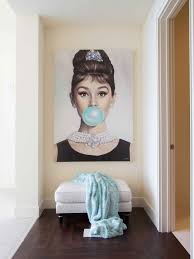 Black and white photographic prints, pop art prints, and movie poster art make it easy to dress your whole space. 15 Best Audrey Hepburn Decor Ideas Audrey Hepburn Decor Decor Audrey Hepburn