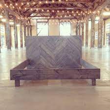 rustic gray herringbone headboard bed vancouver custom furniture from north shore custom furniture co custom furniture home remodel bedroom