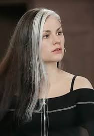 Chaosbria S Image White Streak In Hair Grey Hair Streak Blonde Streaks