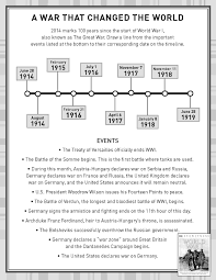 Activity Sheet World War I History Wwi History Worksheets Worksheets For Kids Word Family Worksheets
