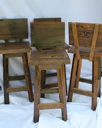 Handmade Bar Stools With Backs With 24 Seats Rustic Bar Stools Outdoor Bar Stools Wooden Bar Stools
