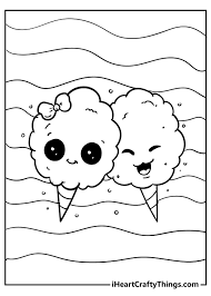 How to draw a cute drink super easy and kawaii duration. Kawaii Coloring Pages Updated 2021