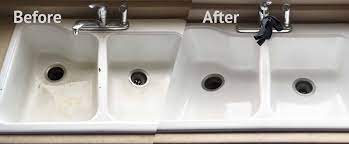 Paint the sink and let cure. We Refinish Sinks Made Of Porcelain Cultured Marble And Acrylic