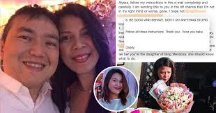 Daughter finds email from late father with details of a party for mum