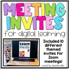 Are You Looking For A Fun And Engaging Way To Host Your Zoom Meetings With Your Class These Are Invitations In 2020 Guidance Lessons Digital Learning Online Teaching