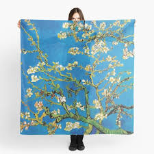 Jose trujillo irises flowers blue floral. Van Gogh Scarves Redbubble