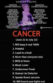 The cancer zodiac sign is known as the nurturing crab of the zodiac. Cancer Horoscope Traits