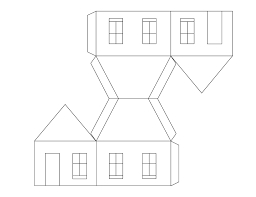 Haus Aus Papier Basteln Vorlagen Dekoking Diy Bastelideen Inside Falten Vorl In 2020 Basteln Mit Papier Vorlagen Basteln Mit Papier Bastelarbeiten Aus Papier Und Pappe