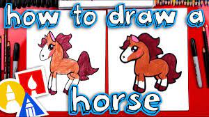 This how to draw a realistic horse lesson is the first in a three part series. How To Draw A Cartoon Horse Youtube