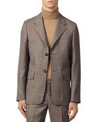 It is perfect for your office look or as a total look with the jicaron skirt. Sandro Houndstooth Slim Fit Suit Jacket Men Bloomingdale S Slim Fit Suit Suit Jacket Mens Jackets
