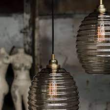 Now £80.10£66.75 was £106.80£89.00 | save: The Smoked Beehive By Embassy Interiors Unique Lighting Lighting Ceiling Lights