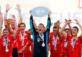 Metal with engraving all master of 1903 (vfb leipzig) up to 2017 (bayern munich) high quality with rhinestones by package: Bayern Munich Lift Bundesliga Trophy After 4 0 Thrashing Of Wolfsburg