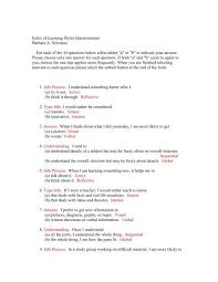 Sep 29, 2020 · contoh soal latihan terbaru tentang label produk kelas 9. Index Of Learning Styles Questionnaire