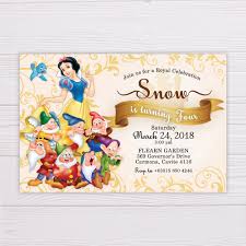 Download Snow White Invitation Dgtally