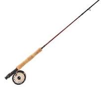 Martin 67R River and Stream Fly Fishing Rod and Reel Combo Kit, 8-Foot  6-Inch Rod, Tackle Box and Hook Removal and Cutting Tool, Brown