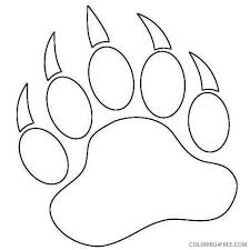 Download this adorable dog printable to delight your child. Bear Paw Print Coloring Pages Bear Paw Print Bear Coloring Pages Bear Paws