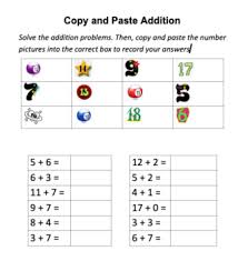 Copy Paste Practice Math Addition Google Version Math Addition Elementary Technology Math