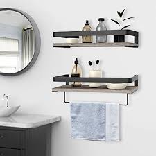 floating shelves wall mounted 2 set