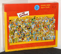 Check spelling or type a new query. For Sale The Simpsons Characters 550 Piece Jigsaw Puzzle Double 2 Sided 1998 Nib Sealed Simpsons Characters The Simpsons Simpsons Toys