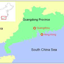 Last minute flights to guangzhou. Map Of Guangzhou And Hong Kong Download Scientific Diagram