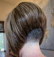 Mrs Cb From The Coolbobs Com Website Love The Very Short Neckline After Her Trip To The Salon Stacked Bob Hairstyles Bob Hairstyles Bobs Haircuts