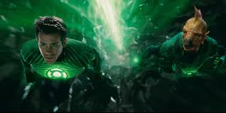 This collectable green lantern figurine stands around 13 cm tall and bears the green lantern emblem on his chest; Watch Ryan Reynolds Spoofs Snyder Cut With Green Lantern Re Edit Polygon