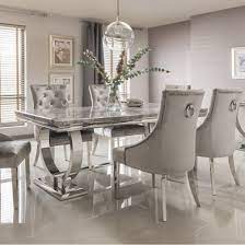 New standout pieces added daily. Arianna Grey Marble Dining Table 180cm Vida Living Seats 6 Furniture123