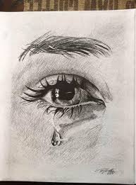 Crying eye drawing using graphite pencils, eye with tear drops , step by step tutorial of drawing a realistic eye, sketch of eye with. Drawing Eyes Crying Pencil Art 29 Ideas Art Artsy Crying Drawing Eyes I Realistic Pencil Drawings Eye Drawing Art Sketches