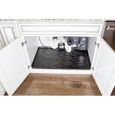 Xtreme Mats Under Sink Kitchen Cabinet Mat 34 X 22 Beige Walmart Com In 2020 Silverware Storage Kitchen Cabinets Kitchen