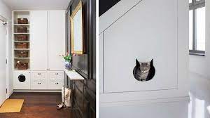 5 Solutions Pour Cacher La Litiere De Son Chat Litiere Litiere Chat Cacher Les Litieres