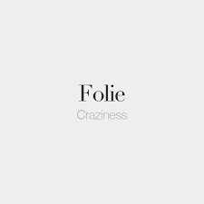 French Words On Instagram Folie Feminine Word Craziness Fɔ Li French Quotes French Words French Words Quotes